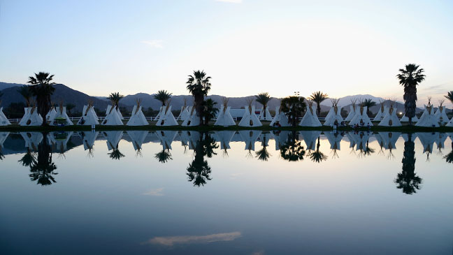 The Empire Polo Field Prepares For The 2013 Coachella Music Festival