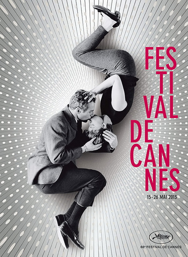 Cartaz oficial de 2013 do Festival de Cannes, que mostra o beijo entre Paul Newman e Joanne Woodward, em "Amor Daquele Jeito" (Imagem: Efe)