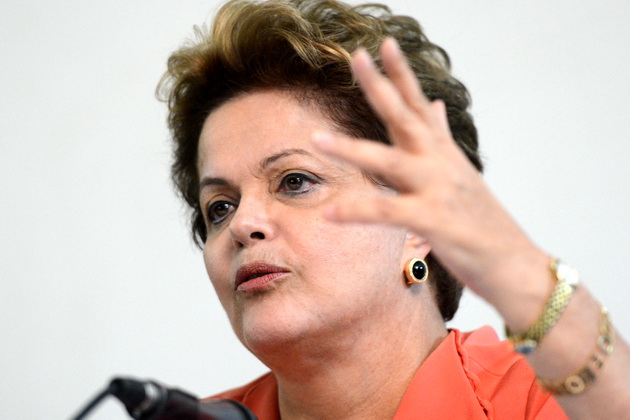 Brazil's president, Dilma Rousseff, who called in cabinet ministers to discuss the issue of NSA spying on Brazilians. (Photograph: Fabio Rodrigues Pozzebom/ABr)