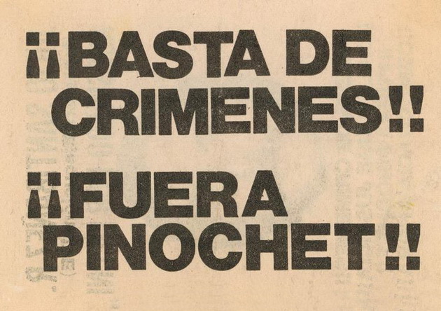 ¡¡Fuera_Pinochet!!